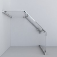 Душевой уголок Vincea Stresa VSP-1S100CL, 100 x 100 см, пятиугольный, дверь распашная, стекло прозрачное, хром