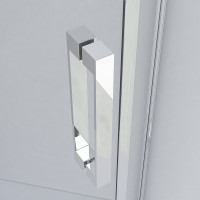 Душевой уголок Vincea Stresa, 100 x 100 см, стекло прозрачное, профиль воронёная сталь, gunmetal, VSP-1S100CLGM
