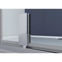 Душевой уголок Vincea Penta VSP-3P 100 x 100 см пятиугольный, дверь распашная, стекло прозрачное, хром, VSP-3P100CL