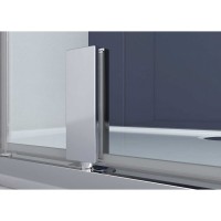 Душевой уголок Vincea Penta VSP-3P 90 x 90 см пятиугольный, дверь распашная, стекло прозрачное, хром, VSP-3P900CL