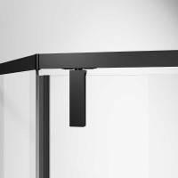 Душевой уголок Vincea Slim-N VSP-4SN900CLB, 90 x 90 см, стекло прозрачное, профиль черный