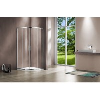 Душевой уголок Vincea Garda VSQ-1G900CL, 90 x 90 см, четверть круга, дверь раздвижная, стекло прозрачное, хром