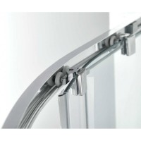 Душевой уголок Vincea Alpha VSQ-3AL 90 x 90 см четверть круга, дверь раздвижная, стекло прозрачное, хром, VSQ-3AL900CL
