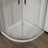 Душевой уголок Vincea City, 80 x 80 см, стекло прозрачное, профиль хром, VSQ-5CT800CL