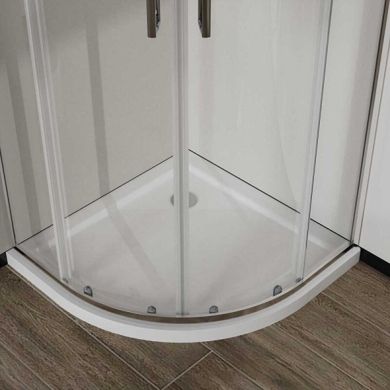 Душевой уголок Vincea City, 80 x 80 см, стекло прозрачное, профиль хром, VSQ-5CT800CL