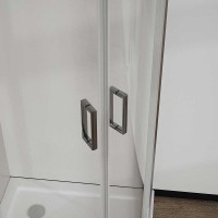 Душевой уголок Vincea City, 90 x 90 см, стекло прозрачное, профиль хром, VSQ-5CT900CL