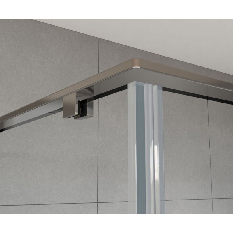 Душевой уголок Vincea Arno 150 x 80 см, дверь раздвижная, стекло прозрачное, профиль хром, VSR-1A8015CL