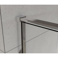 Душевой уголок Vincea Arno 150 x 80 см, дверь раздвижная, стекло прозрачное, профиль хром, VSR-1A8015CL