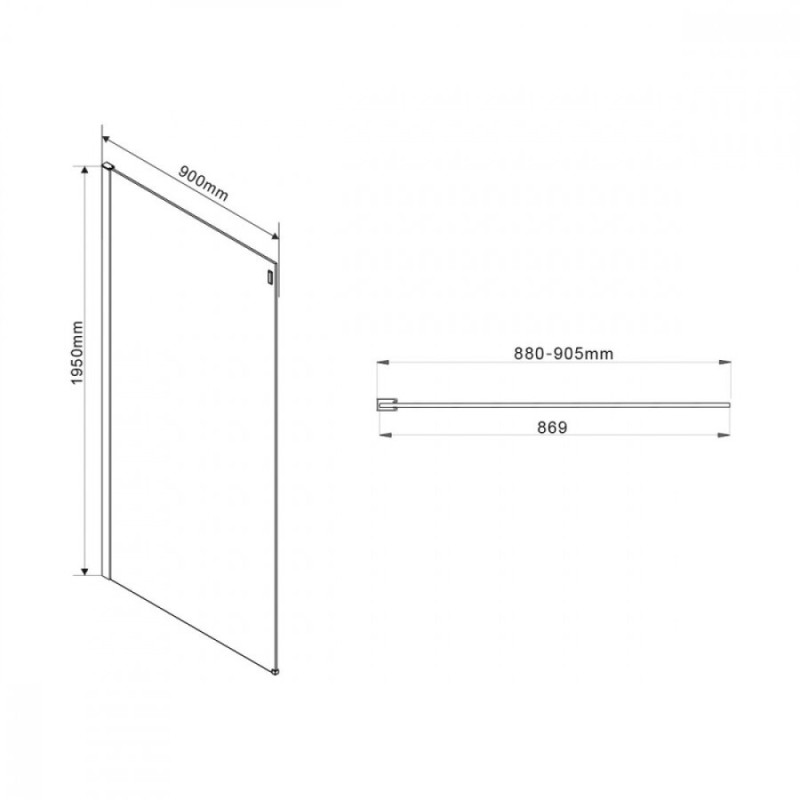 Душевой уголок Vincea Como VSR-1C9013CL, 130 x 90 см, прямоугольный, дверь раздвижная, стекло прозрачное, хром