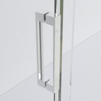 Душевой уголок Vincea Como VSR-1C9013CL, 130 x 90 см, прямоугольный, дверь раздвижная, стекло прозрачное, хром