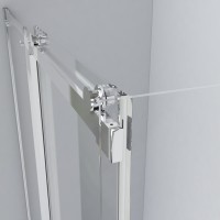 Душевой уголок Vincea Como VSR-1C9013CL, 130 x 90 см, прямоугольный, дверь раздвижная, стекло прозрачное, хром