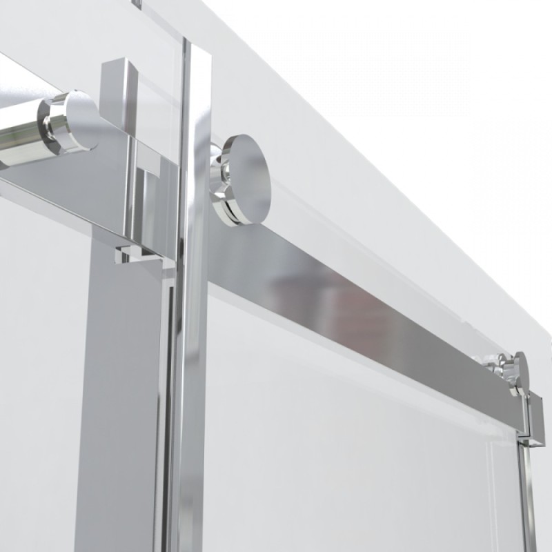 Душевой уголок Vincea Como VSR-1C9013CL, 130 x 90 см, прямоугольный, дверь раздвижная, стекло прозрачное, хром