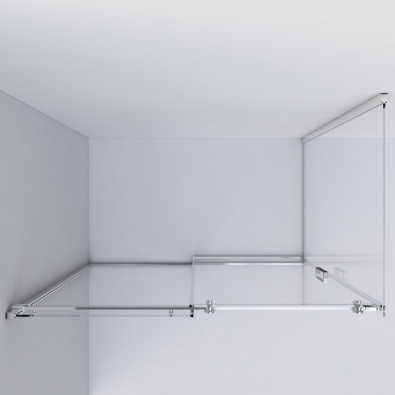 Душевой уголок Vincea Como VSR-1C9013CL, 130 x 90 см, прямоугольный, дверь раздвижная, стекло прозрачное, хром
