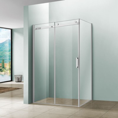 Душевой уголок Vincea Como VSR-1C9014CL, 140 x 90 см, прямоугольный, дверь раздвижная, стекло прозрачное, хром