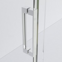 Душевой уголок Vincea Como VSR-1C9014CL, 140 x 90 см, прямоугольный, дверь раздвижная, стекло прозрачное, хром