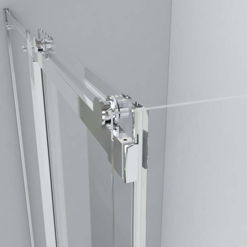 Душевой уголок Vincea Como VSR-1C9014CL, 140 x 90 см, прямоугольный, дверь раздвижная, стекло прозрачное, хром