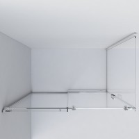 Душевой уголок Vincea Como VSR-1C 150 x 90 см прямоугольный, дверь раздвижная, стекло прозрачное, хром, VSR-1C9015CL