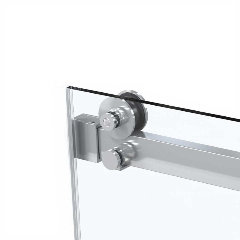 Душевой уголок Vincea Como Soft, 110 x 100 см, стекло прозрачное, профиль черный, VSR-1CS1011CLB