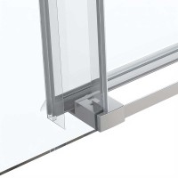 Душевой уголок Vincea Como Soft, 130 x 90 см, стекло прозрачное, профиль хром, VSR-1CS9013CL