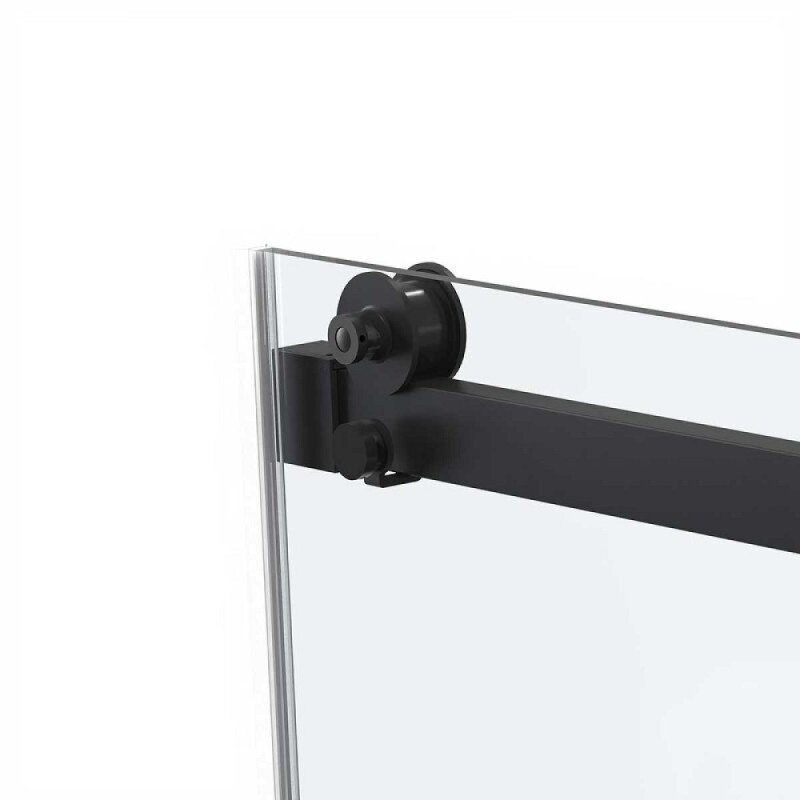 Душевой уголок Vincea Como Soft, 140 x 90 см, стекло прозрачное, профиль черный, VSR-1CS9014CLB