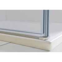 Душевой уголок Vincea Extra VSR-1E 90/100 x 100 см, стекло прозрачное, профиль хром, VSR-1E901010CL