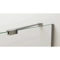 Душевой уголок Vincea Extra VSR-1E901080CLB, 90/100 x 80 см, стекло прозрачное, профиль черный