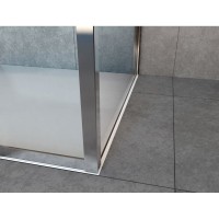 Душевой уголок Vincea Garda VSR-1G2 190 x 100 см прямоугольный, дверь раздвижная, стекло прозрачное, хром, VSR-1G21019CL