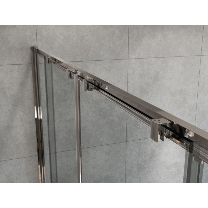 Душевой уголок Vincea Garda VSR-1G2 190 x 80 см прямоугольный, дверь раздвижная, стекло прозрачное, хром, VSR-1G28019CL