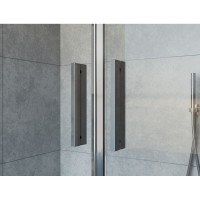 Душевой уголок Vincea Garda VSR-1G2 180 x 90 см прямоугольный, дверь раздвижная, стекло прозрачное, хром, VSR-1G29018CL