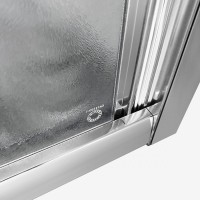 Душевой уголок Vincea Garda VSR-1G8080CL, 80 x 80 см, квадратный, дверь складная, стекло прозрачное, хром