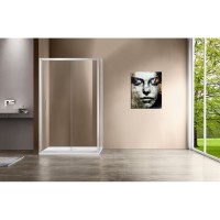 Душевой уголок Vincea Garda VSR-1G1 160 x 90 см прямоугольный, дверь раздвижная, стекло прозрачное, хром, VSR-1G9016CL