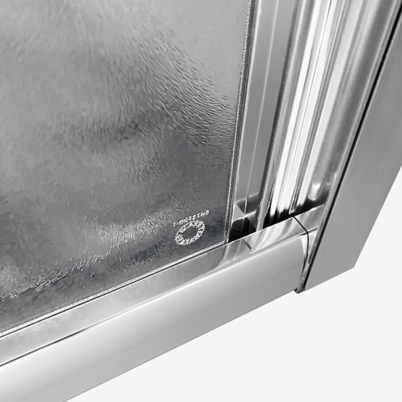 Душевой уголок Vincea Garda VSR-1G9080CH, 80 x 90 см, прямоугольный, дверь складная, стекло шиншилла, хром