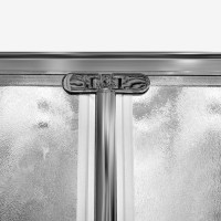 Душевой уголок Vincea Garda VSR-1G9080CH, 80 x 90 см, прямоугольный, дверь складная, стекло шиншилла, хром