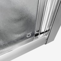 Душевой уголок Vincea Garda VSR-1G9080CL, 80 x 90 см, прямоугольный, дверь складная, стекло прозрачное, хром