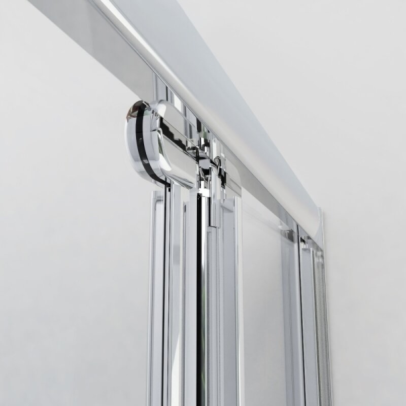 Душевой уголок Vincea Garda VSR-1G9090CL, 90 x 90 см, квадратный, дверь складная, стекло прозрачное, хром