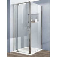 Душевой уголок Vincea Intra VSR-1I809080CL, 80/90 x 80 см, прямоугольный, дверь распашная, стекло прозрачное, хром