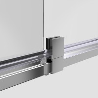 Душевой уголок Vincea Intra VSR-1I809080CL, 80/90 x 80 см, прямоугольный, дверь распашная, стекло прозрачное, хром