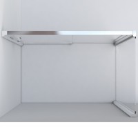 Душевой уголок Vincea Lugano VSR-1L8013CL-1, 130 x 80 см, прямоугольный, дверь раздвижная, стекло прозрачное, хром