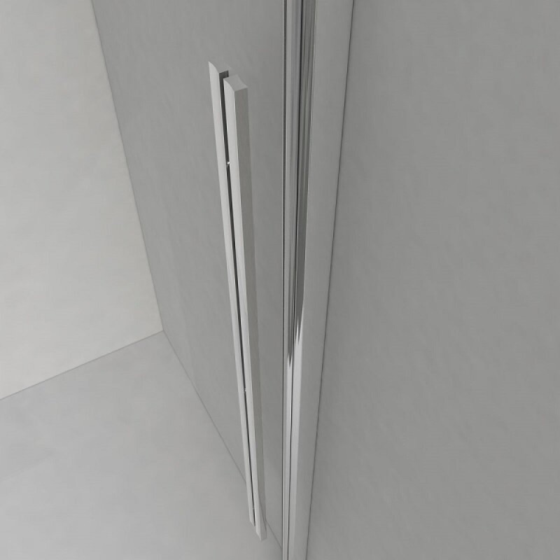 Душевой уголок Vincea Lugano, 150 x 90 см, стекло прозрачное, профиль черный, VSR-1L9015CLB-1