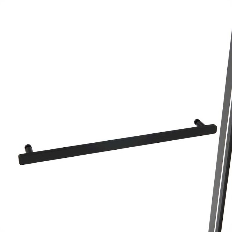 Душевой уголок Vincea Slim Soft, 140 x 100 x 200 см, прямоугольный, стекло прозрачное, профиль черный, VSR-1SS1014CLB