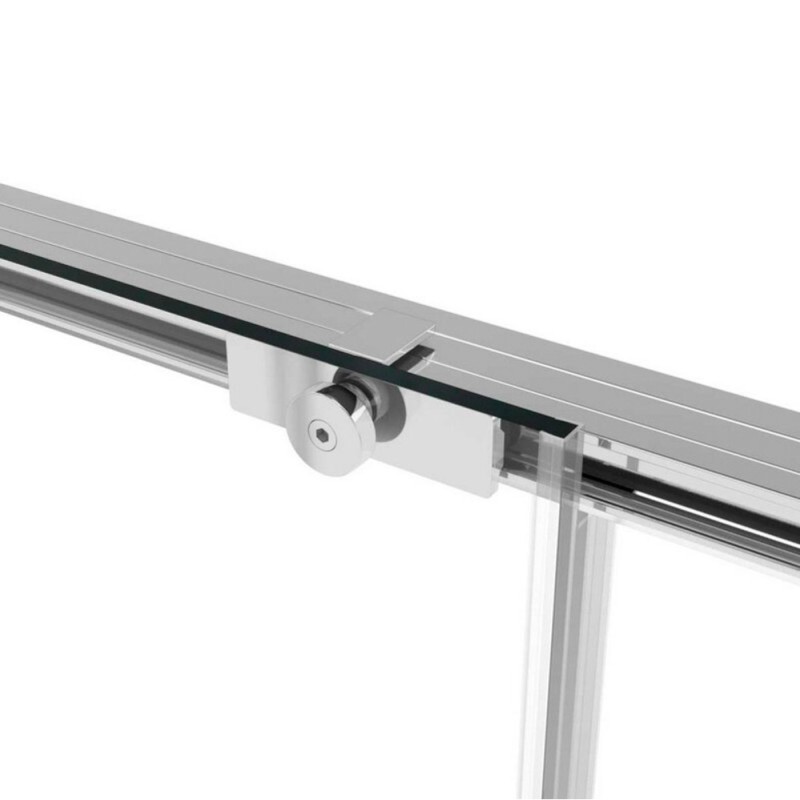 Душевой уголок Vincea Slim Soft, 150 x 100 см, прямоугольный, дверь раздвижная, стекло прозрачное, хром, VSR-1SS1015CL