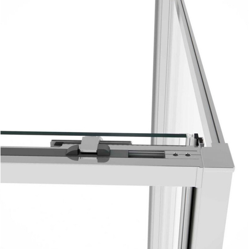 Душевой уголок Vincea Slim Soft, 150 x 100 см, прямоугольный, дверь раздвижная, стекло прозрачное, хром, VSR-1SS1015CL