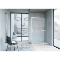 Душевой уголок Vincea Slim Soft, 150 x 100 см, прямоугольный, дверь раздвижная, стекло прозрачное, хром, VSR-1SS1015CL