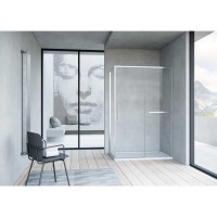 Душевой уголок Vincea Slim Soft, 100 x 80 x 200 см, прямоугольный, стекло прозрачное, профиль хром, VSR-1SS8010CL