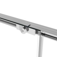 Душевой уголок Vincea Slim Soft, 110 x 80 см, прямоугольный, дверь раздвижная, стекло прозрачное, хром, VSR-1SS8011CL