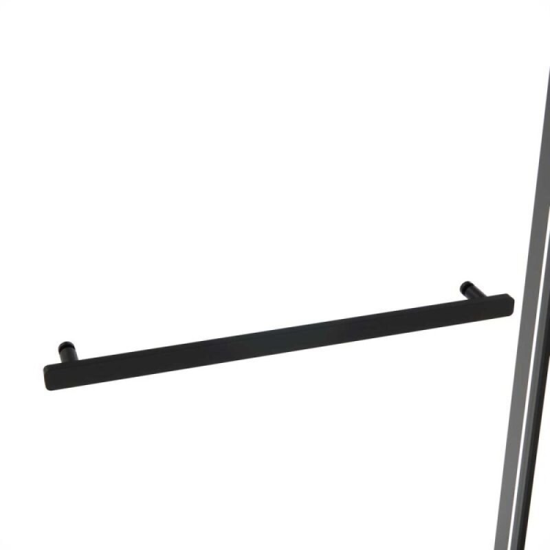 Душевой уголок Vincea Slim Soft, 110 x 90 см, прямоугольный, дверь раздвижная, стекло прозрачное, черный, VSR-1SS9011CLB