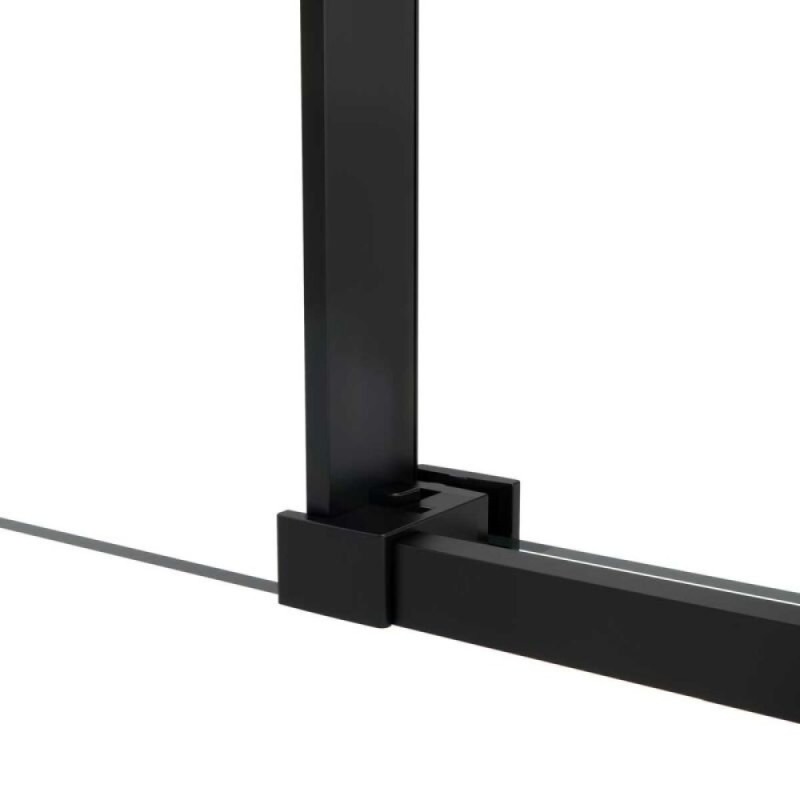 Душевой уголок Vincea Slim Soft, 120 x 90 см, прямоугольный, дверь раздвижная, стекло прозрачное, черный, VSR-1SS9012CLB