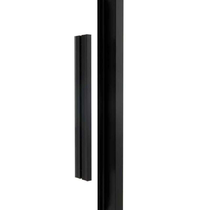 Душевой уголок Vincea Slim Soft, 120 x 90 см, прямоугольный, дверь раздвижная, стекло прозрачное, черный, VSR-1SS9012CLB