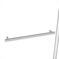 Душевой уголок Vincea Slim Soft VSR-1SS9012CLBN, 120 x 90 см, стекло прозрачное, профиль брашированный никель