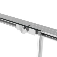 Душевой уголок Vincea Slim Soft VSR-1SS9012CLBN, 120 x 90 см, стекло прозрачное, профиль брашированный никель